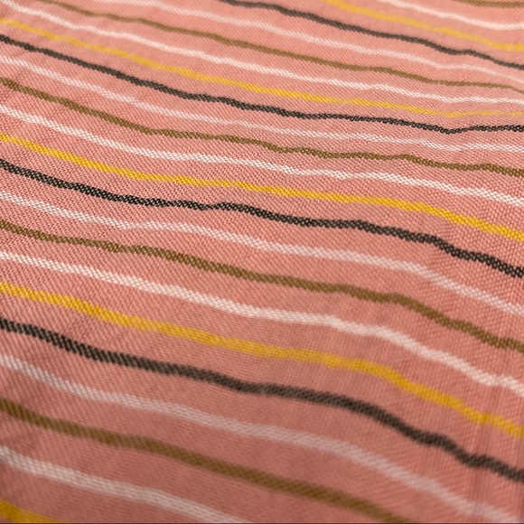 MADEWELL Butterfly Cotton Striped Lightweight Top in Slope Stripe, size XXS - Picture 7 of 14